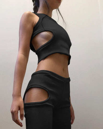 Cut Out Pants & Top Set