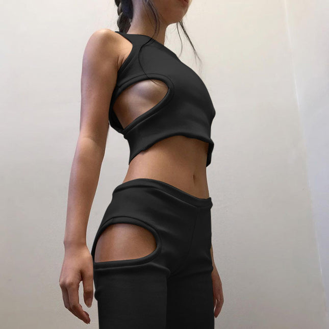 Cut Out Pants & Top Set