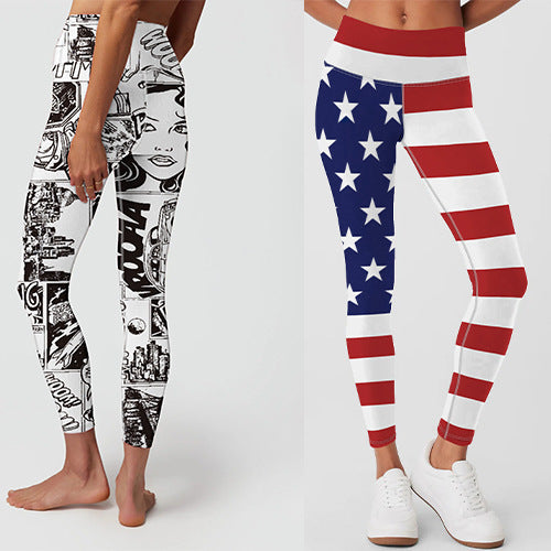 Print Yoga Pants
