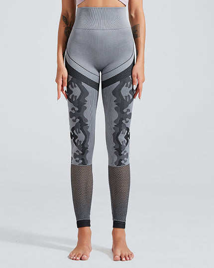 Camouflage Colorblock Leggings