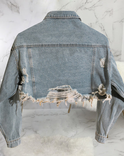 Denim Crop Jacket