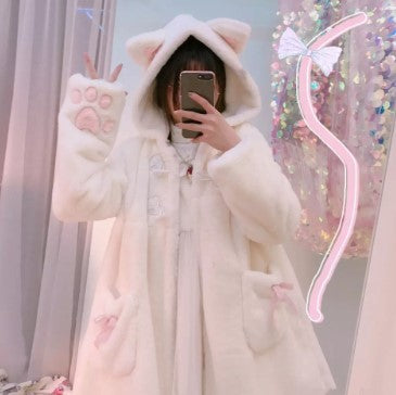 Kawaii Fur Kitty Coat