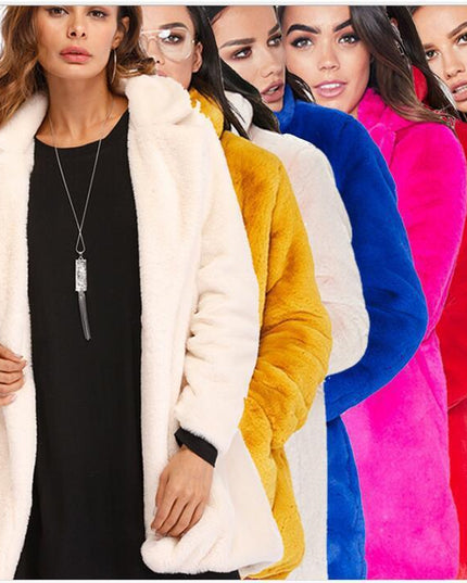 Faux Fur Long Coat