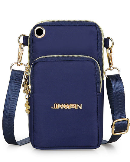 3 Layer Zip Crossbody