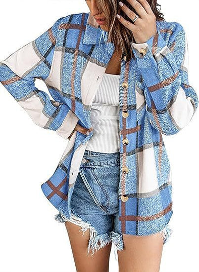 Woolen Plaid Sweater