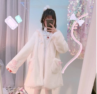 Kawaii Fur Kitty Coat