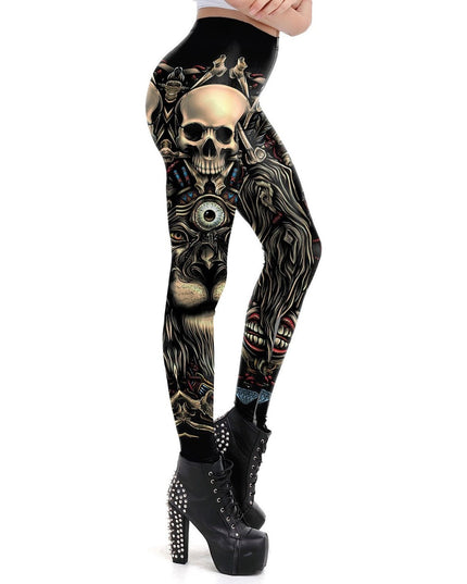 Goth Skull Leggings