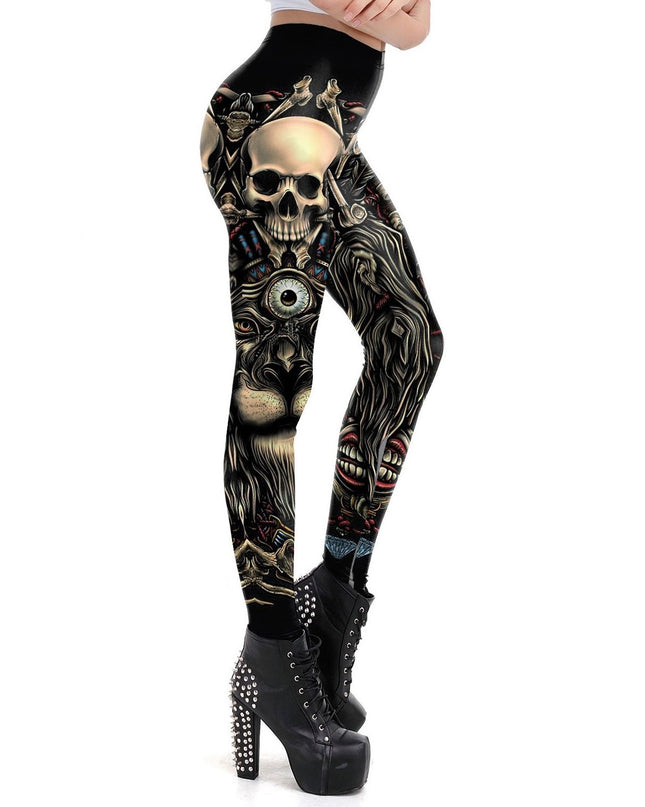 Goth Skull Leggings