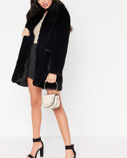 Faux Fur Long Coat