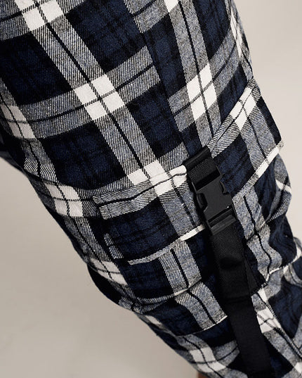 Black Plaid Pants