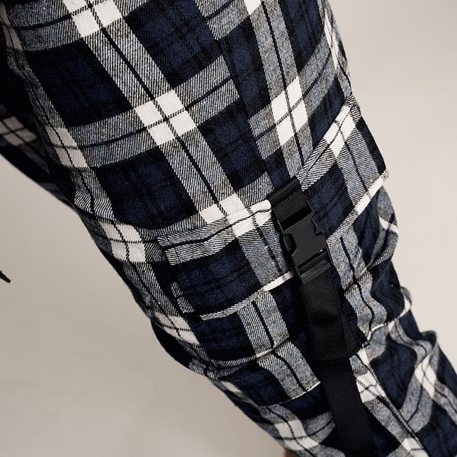 Black Plaid Pants