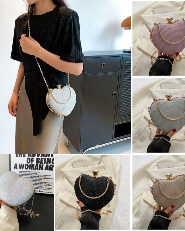 Heart Clutch Bag