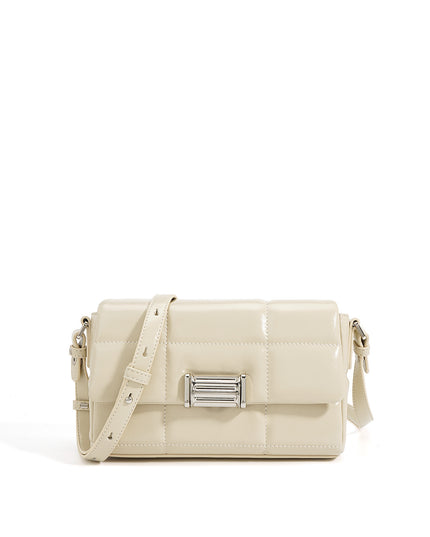 Soft Leather Square Shoulder Bag