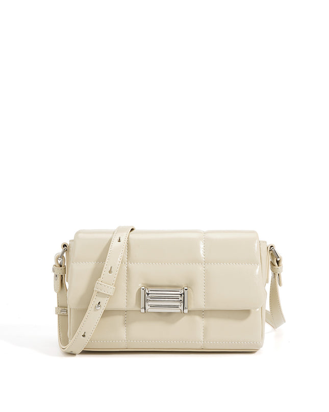 Soft Leather Square Shoulder Bag