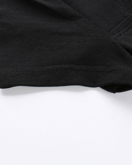 Button Collar Crop Top