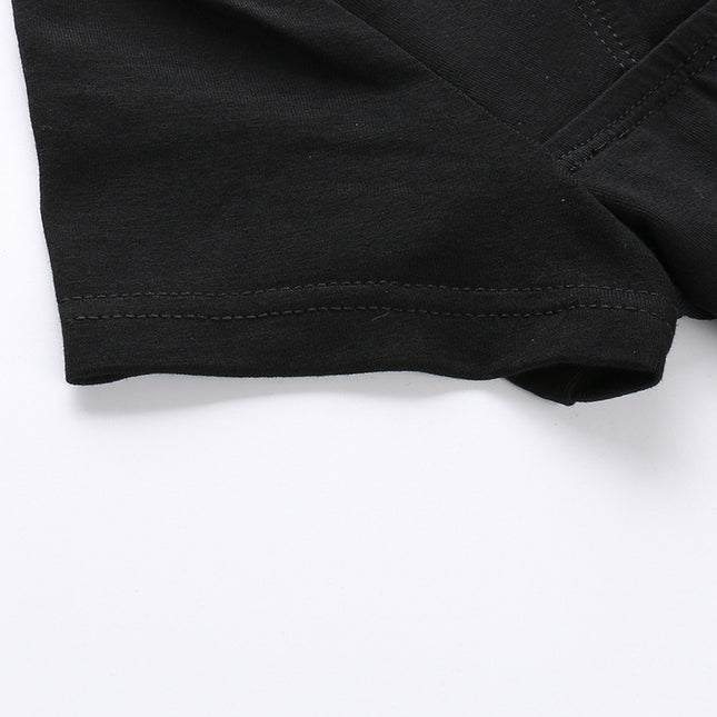 Button Collar Crop Top