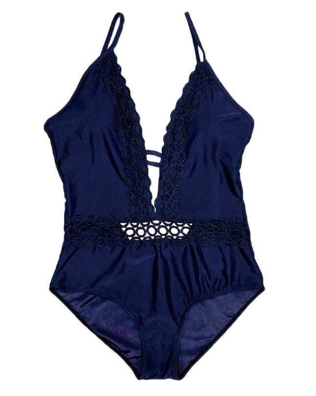 Backless One-Piece Swimsuit