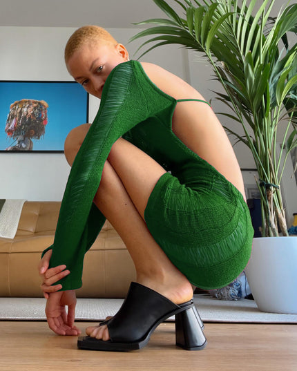 Hollow Bodycon Slits Dress
