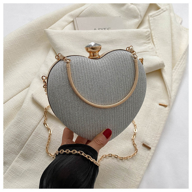 Heart Clutch Bag