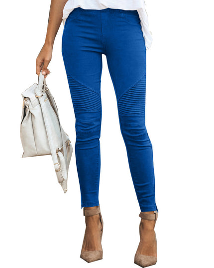 Ribbed Design Jeggings