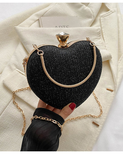 Heart Clutch Bag