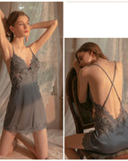 Grey / Nightdress and T pants / L