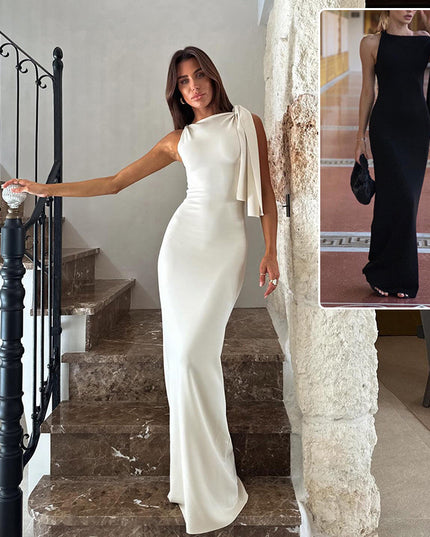 Ribbon Evening Dress