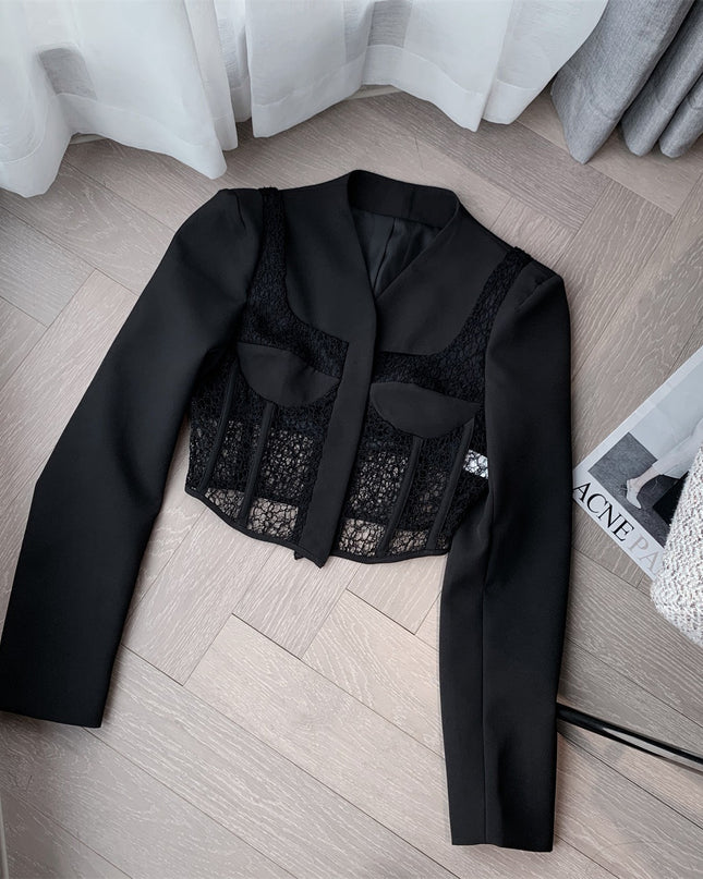 Lace Corset Suit Jacket