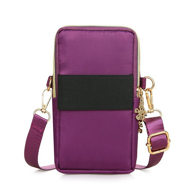 3 Layer Zip Crossbody