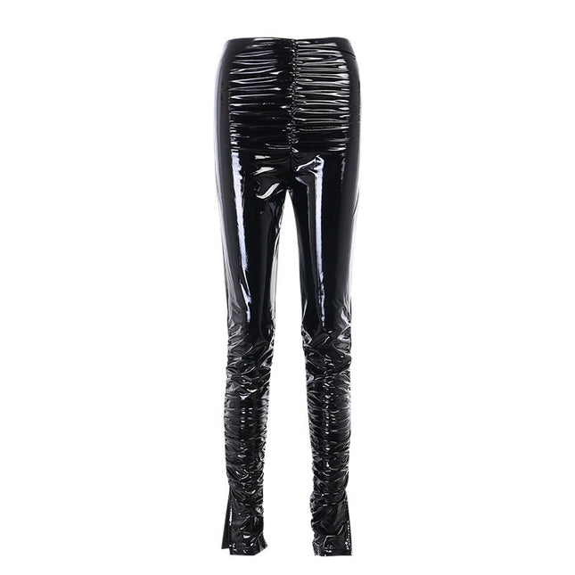 Shiny PU Leather Pants