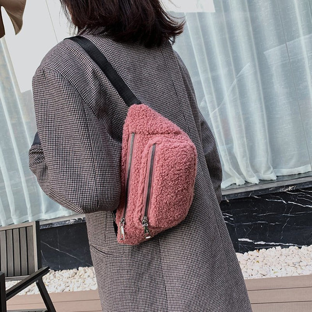 Faux Fur Crossbody