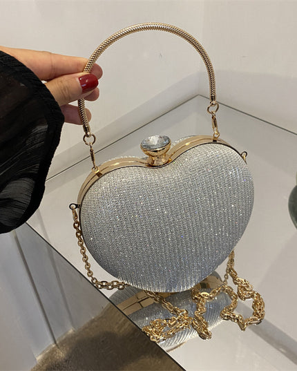 Heart Clutch Bag