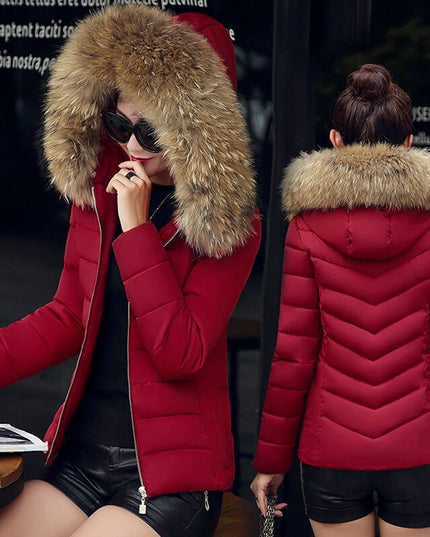 Down Jacket With Fur