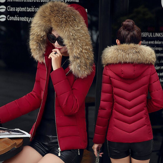 Down Jacket With Fur