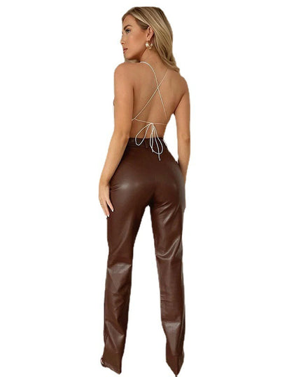 Pu Leather Pants