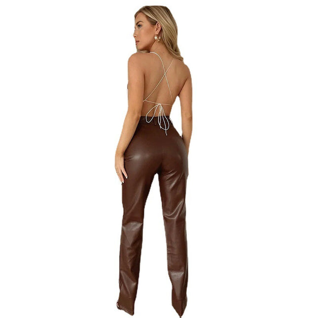 Pu Leather Pants