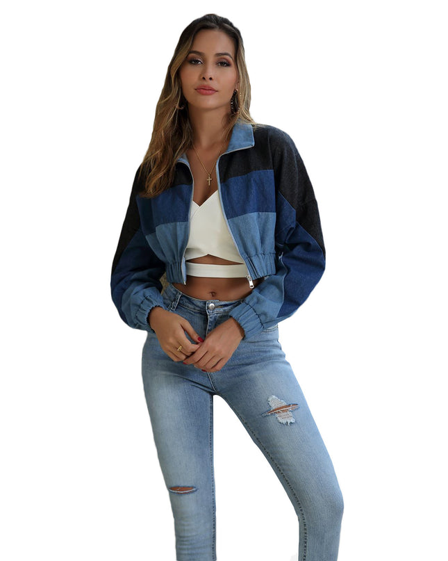New Personality Color Matching Jacket