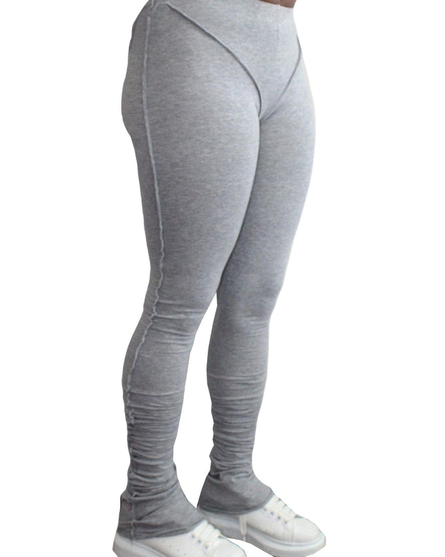 Stacked Cotton Pants