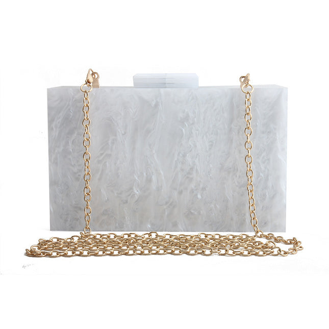 Marble Acrylic Hand Bag