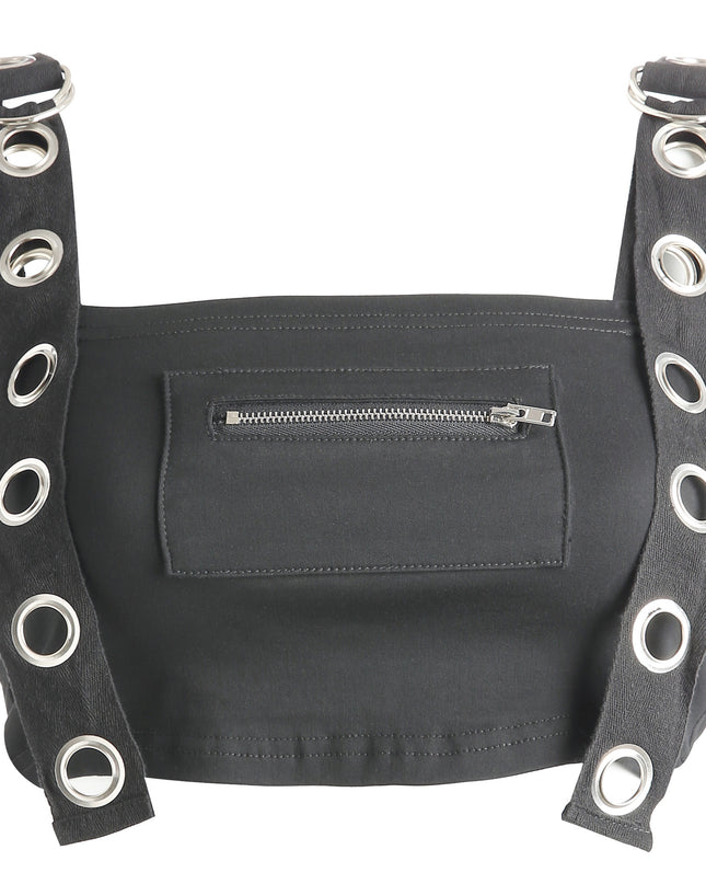 Shoulder Strap Crop Top