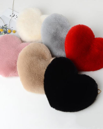 Plush Heart Bag