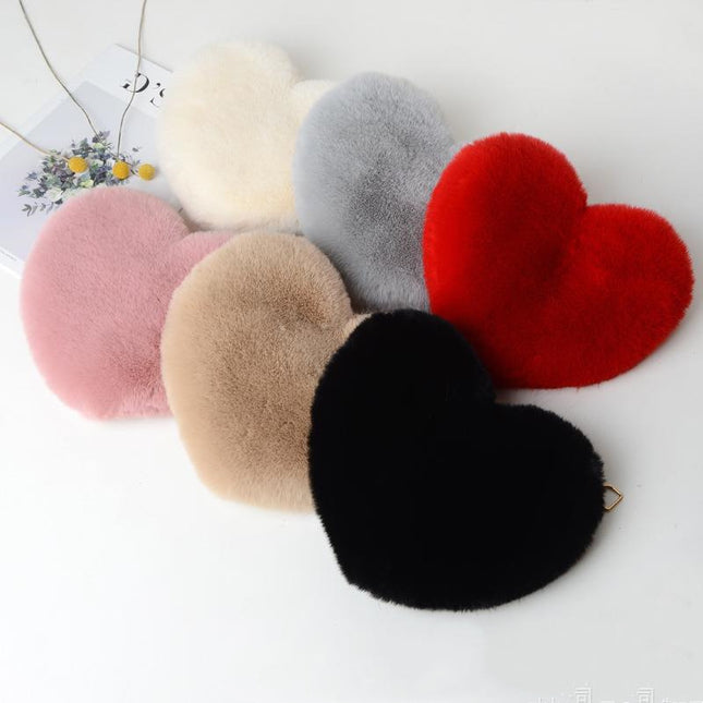 Plush Heart Bag