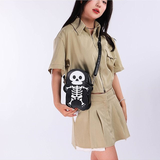 Skeleton Shoulder Bag