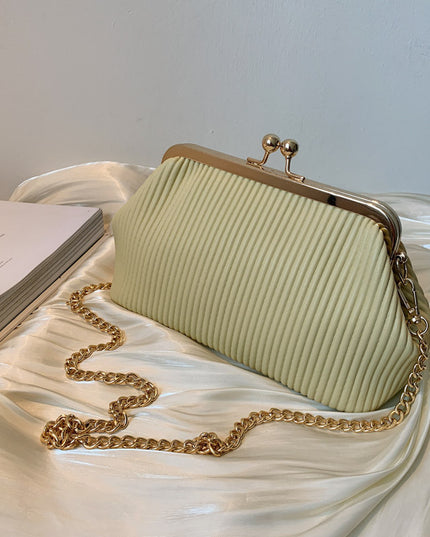 Elegant Chain Handle Clutch