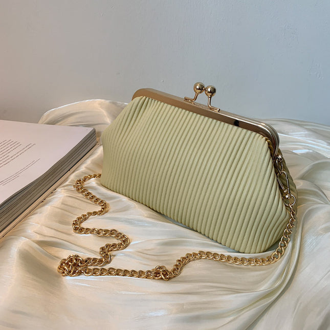 Elegant Chain Handle Clutch