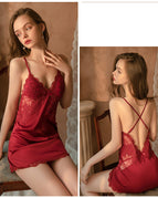 Red / Nightdress and T pants / L