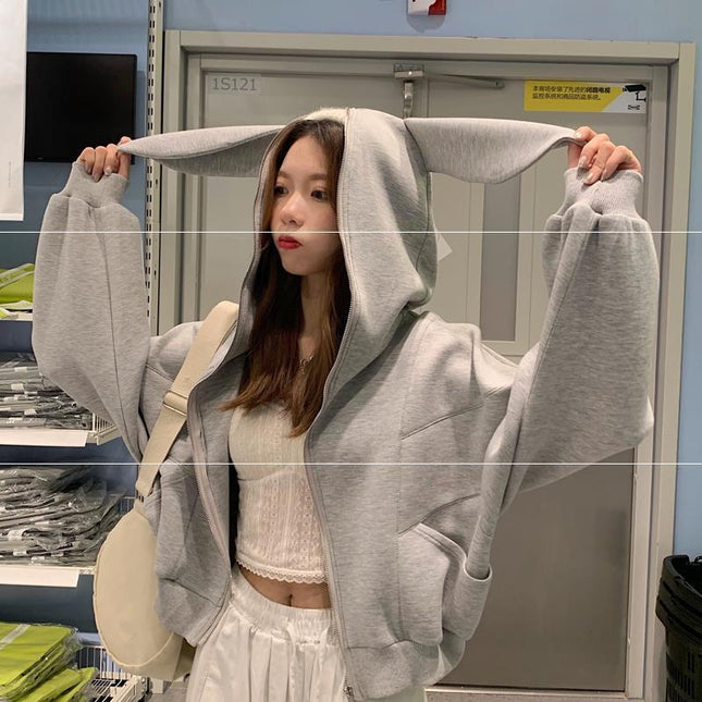 Ear Hooded Coat