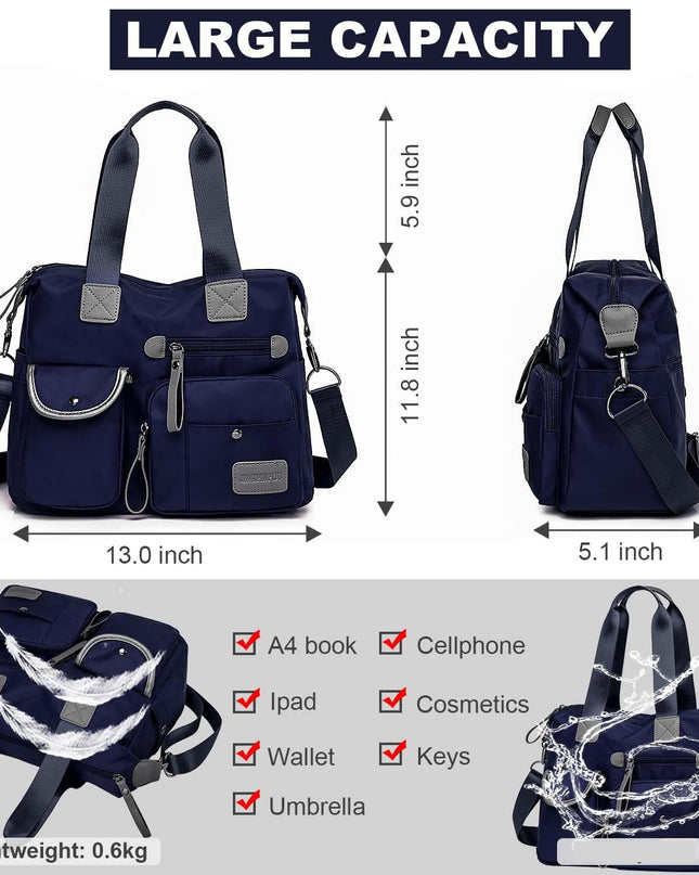 Multi Pocket Tote Bag
