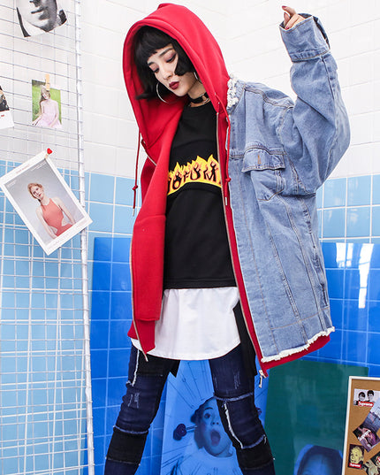 Contrast Denim Jacket