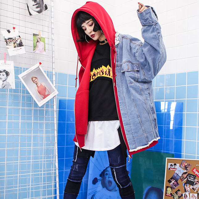 Contrast Denim Jacket